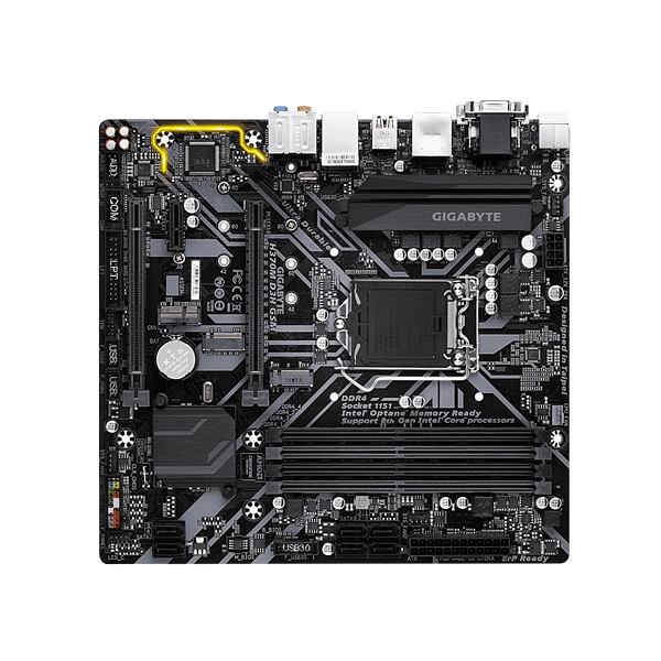 Gigabyte H370MD3H GSM  Placa Base