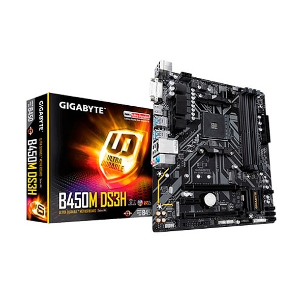 Gigabyte B450M DS3H  Placa Base AM4