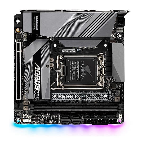 Gigabyte B660I ITX Aorus Pro DDR4  Placa Base Intel 1700