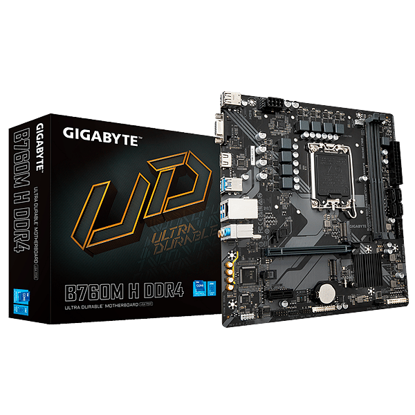 Gigabyte B760MH DDR4  MicroATX  Placa Base Intel 1700