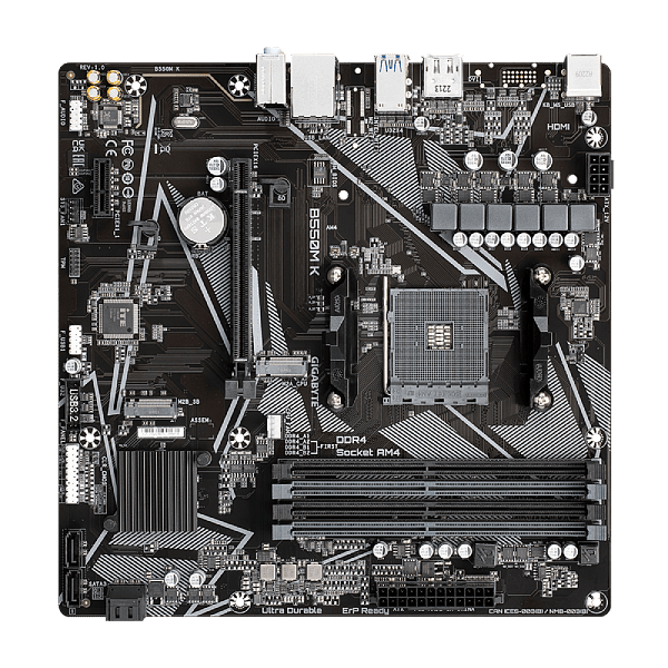 Gigabyte B550MK  DDR4  MicroATX  Placa Base AM4