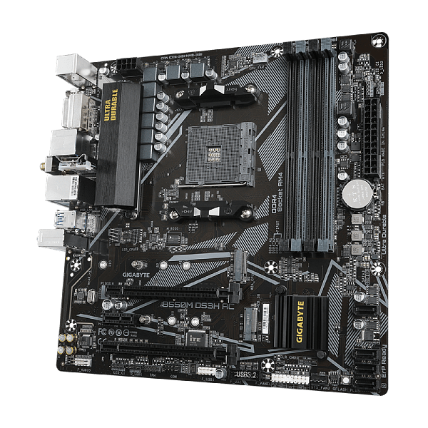 Gigabyte B550MDS3H  WiFi AC  DDR4  MicroATX  Placa Base AM4