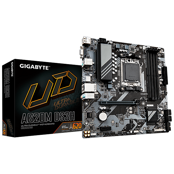 Gigabyte A620MDS3H  DDR5  MicroATX  Placa Base AM5