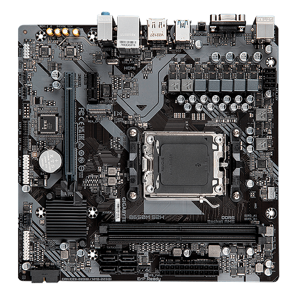 Gigabyte B650MS2H  DDR5  MicroATX  Placa Base AM5