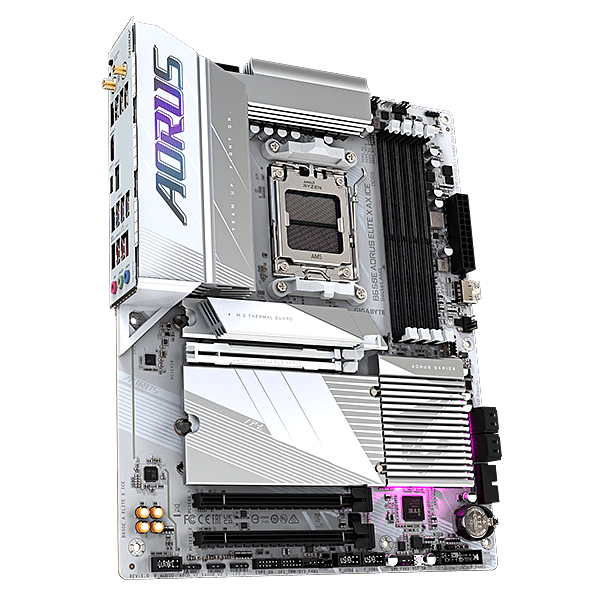 Gigabyte B650E Aorus Elite AX Ice  DDR5  WiFi AX  ATX  Placa Base AM5
