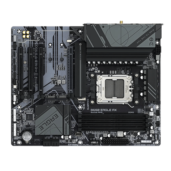 Gigabyte B650 Eagle AX  WiFi AX  DDR5  ATX  Placa Base AM5