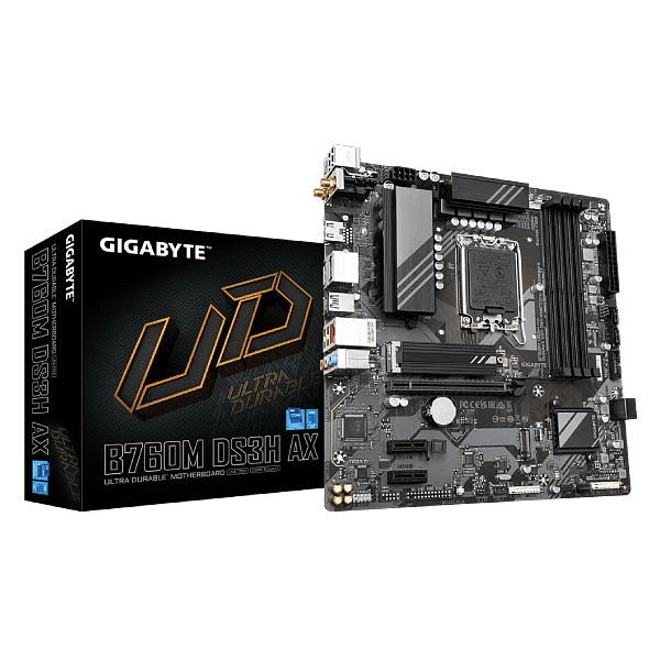 Gigabyte B760MDS3H  WiFi AX  DDR5  MicroATX  Placa Base Intel 1700