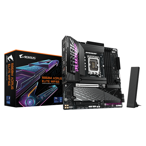 Gigabyte B860M Aorus Elite  WiFi 6E Bluetooth 53  DDR5  MicroATX  Placa Base Intel 1851