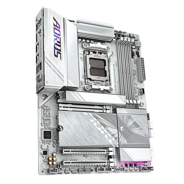 Gigabyte X870E Aorus Elite Ice WiFi 7 Bluetooth 54 DDR5 ATX Blanca  Placa Base Socket AM5