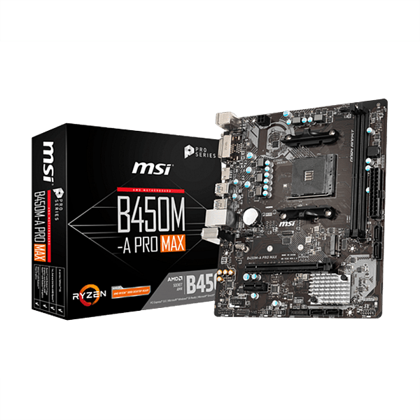 MSI B450MA Pro Max  Placa Base AM4