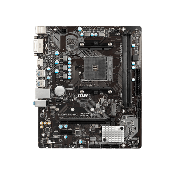 MSI B450MA Pro Max  Placa Base AM4
