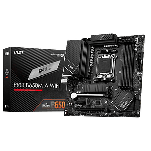 MSI Pro B650MA  WiFi AX  DDR5  MicroATX  Placa Base AM5
