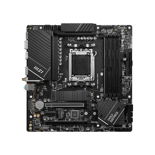 MSI Pro B650MA  WiFi AX  DDR5  MicroATX  Placa Base AM5