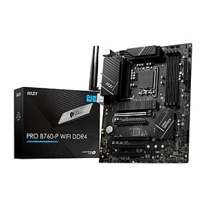 MSI PRO B760P  WiFi AX  DDR4  ATX  Placa Base Intel 1700