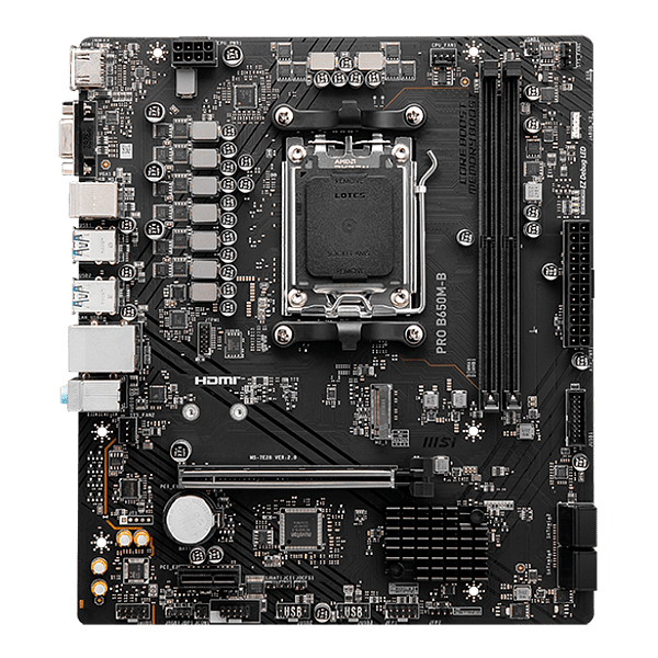 MSI Pro B650MB  DDR5  MicroATX  Placa Base AM5