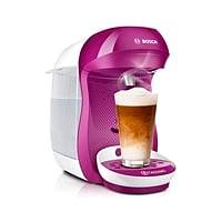 Bosch Tassimo Happy Cafetera Multibebida Blanca/Rosa - Cafetera de Cápsulas