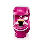 Bosch Tassimo Happy Cafetera Multibebida BlancaRosa  Cafetera de Cápsulas
