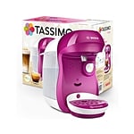 Bosch Tassimo Happy Cafetera Multibebida BlancaRosa  Cafetera de Cápsulas