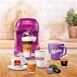 Bosch Tassimo Happy Cafetera Multibebida BlancaRosa  Cafetera de Cápsulas