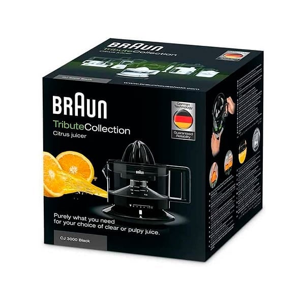 Braun CJ 3000 20W Negro  Exprimidor