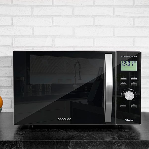 Cecotec ProClean 8110 Full Inox 1000W 28L con Grill  Microondas