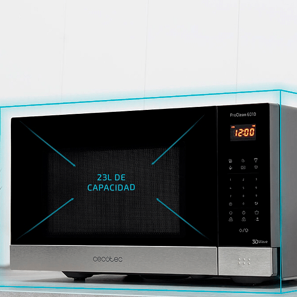 Cecotec ProClean 6010 Negro 800W 23L  Microondas