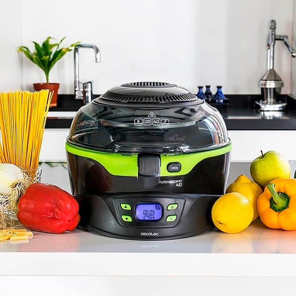Cecotec Turbo Cecofry 4D 1350W Capacidad 3L  Freidora sin Aceite
