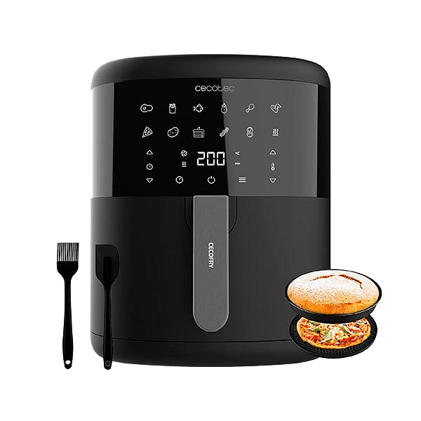 Cecotec Cecofry Bombastik 6000  Freidora por aire sin aceite 6L 1700W Negro