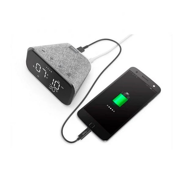 Lenovo Smart Clock Essential con Asistente de Google  Reloj Inteligente