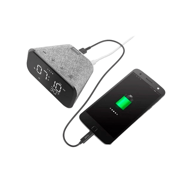 Lenovo Smart Clock Essential con Asistente de Google  Reloj Inteligente