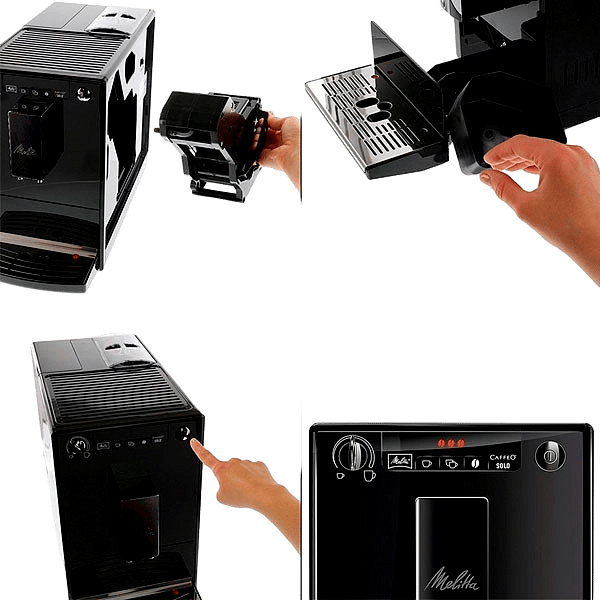Melitta Caffeo Solo E950101 Black  Cafetera