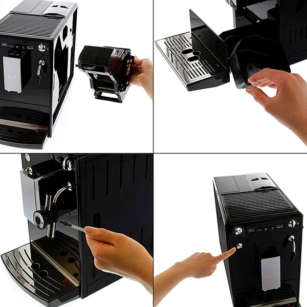 Melitta Caffeo Solo amp Perfect Milk E957101 Black  Cafetera