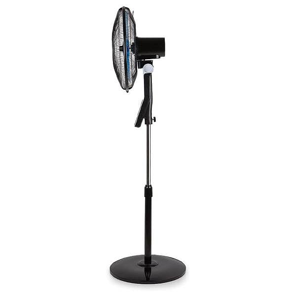 Orbegozo SF 0642 Ventilador de Pie con Mando a Distancia y Temporizador  Modos Silent Night y Nature  Gran Caudal de Aire  Oscilacion Automatica  Altura Regulable  Diseño Moderno