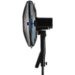 Orbegozo SF 0642 Ventilador de Pie con Mando a Distancia y Temporizador  Modos Silent Night y Nature  Gran Caudal de Aire  Oscilacion Automatica  Altura Regulable  Diseño Moderno