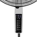 Orbegozo SF 0642 Ventilador de Pie con Mando a Distancia y Temporizador  Modos Silent Night y Nature  Gran Caudal de Aire  Oscilacion Automatica  Altura Regulable  Diseño Moderno