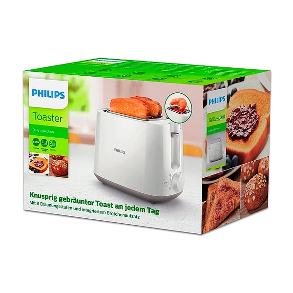 Philips Tostadora Daily Collection HD258100 830W  Tostadora