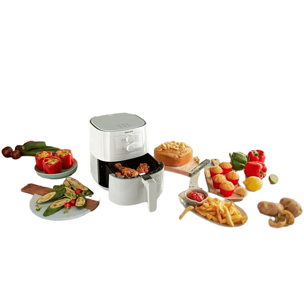 Philips Airfryer Essential HD920010 Blanco 1400W  Freidora de aire