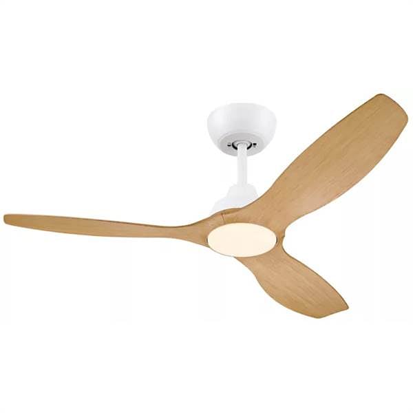 PHILIPS Olas  Ventilador de techo 132cm BlancoMadera Led 24 W