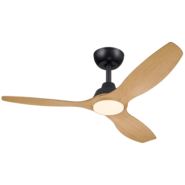 PHILIPS Olas  Ventilador de techo 132cm NegroMadera Led 24 W