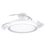 PHILIPS Bliss | Ventilador de techo retráctil Blanco 35+28W Led