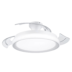 PHILIPS Bliss  Ventilador de techo retráctil Blanco 3528W Led