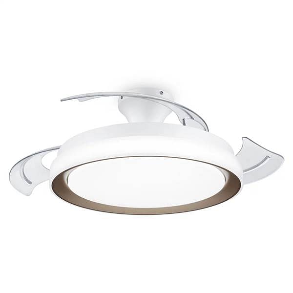 PHILIPS Bliss  Ventilador de techo retráctil Dorado 3528W Led