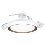 PHILIPS Bliss | Ventilador de techo retráctil Dorado 35+28W Led