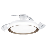 PHILIPS Bliss | Ventilador de techo retráctil Dorado 35+28W Led