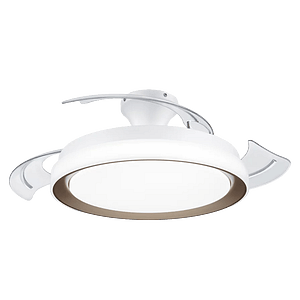 PHILIPS Bliss  Ventilador de techo retráctil Dorado 3528W Led
