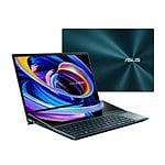Asus ZenBook Pro Duo 15 OLED UX582HSH2014W Intel Core i7 11800H 32GB RAM 1TB SSD GeForce RTX3080 156 4K Ultra HD Windows 11  Portátil