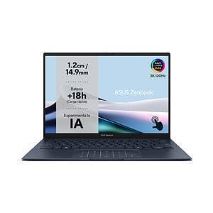 Asus ZenBook UX3405CAPZ284W  Portátil Intel Core Ultra 7 255H 16GB DDR5 1TB NVMe 14 3K OLED 120Hz Windows 11 Home