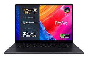 Asus ProArt H7606WMSC052W  Portátil AMD AI Ryzen 9 HX370 32GB DDR5 1TB NVMe RTX 5060 16 WQUXGA OLED Táctil Windows 11 Home