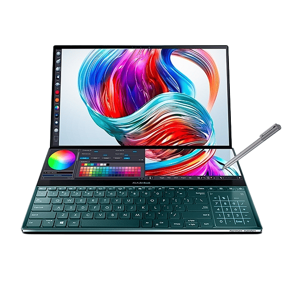 Asus ZenBook Pro Duo UX581LVH2001R Intel i7 10750H 16GB RAM 1TB SSD RTX 2060 Windows 10 Pro 156  Portátil