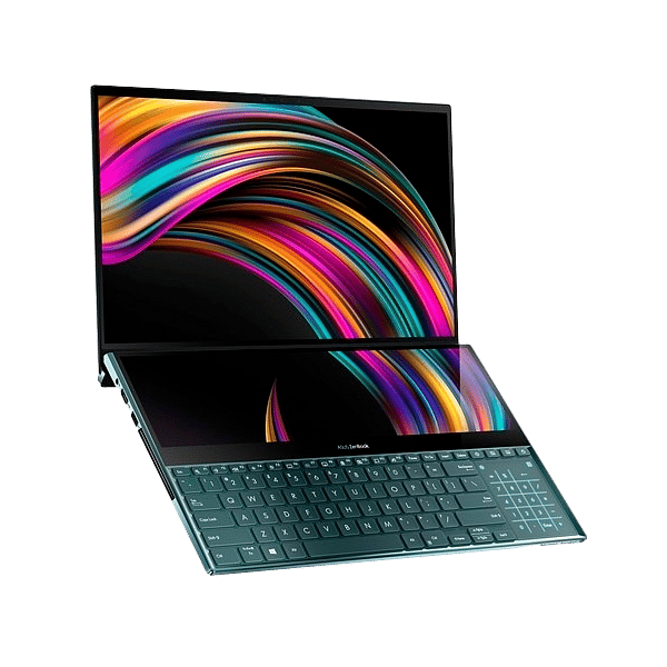 Asus ZenBook Pro Duo UX581LVH2001R Intel i7 10750H 16GB RAM 1TB SSD RTX 2060 Windows 10 Pro 156  Portátil